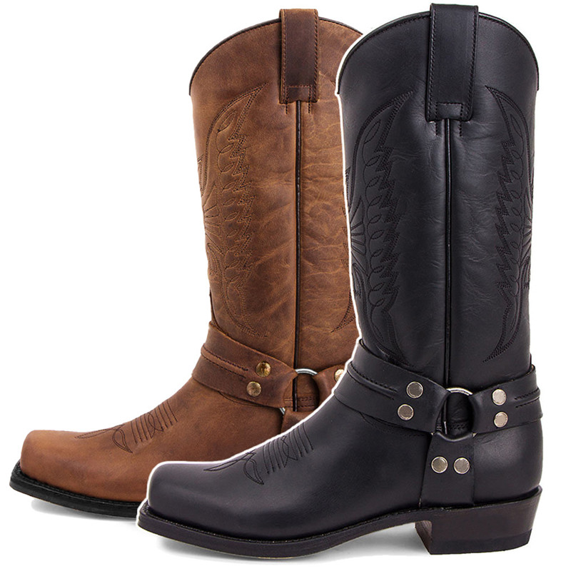 Nouvelles bottes de moto pour  - Embroidery Fabric avis et prix