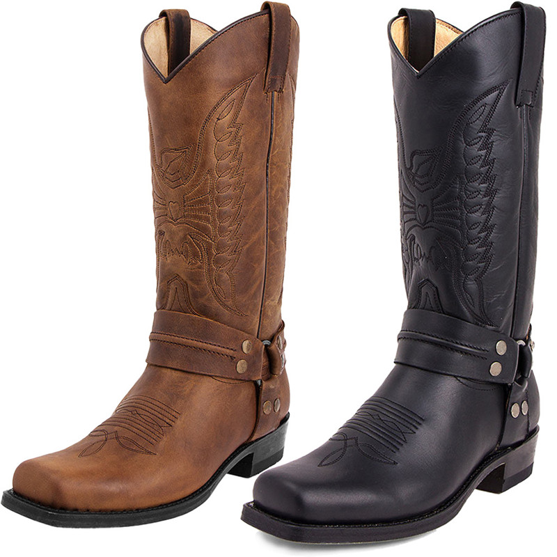 Nouvelles bottes de moto pour  - Embroidery Fabric avis et prix