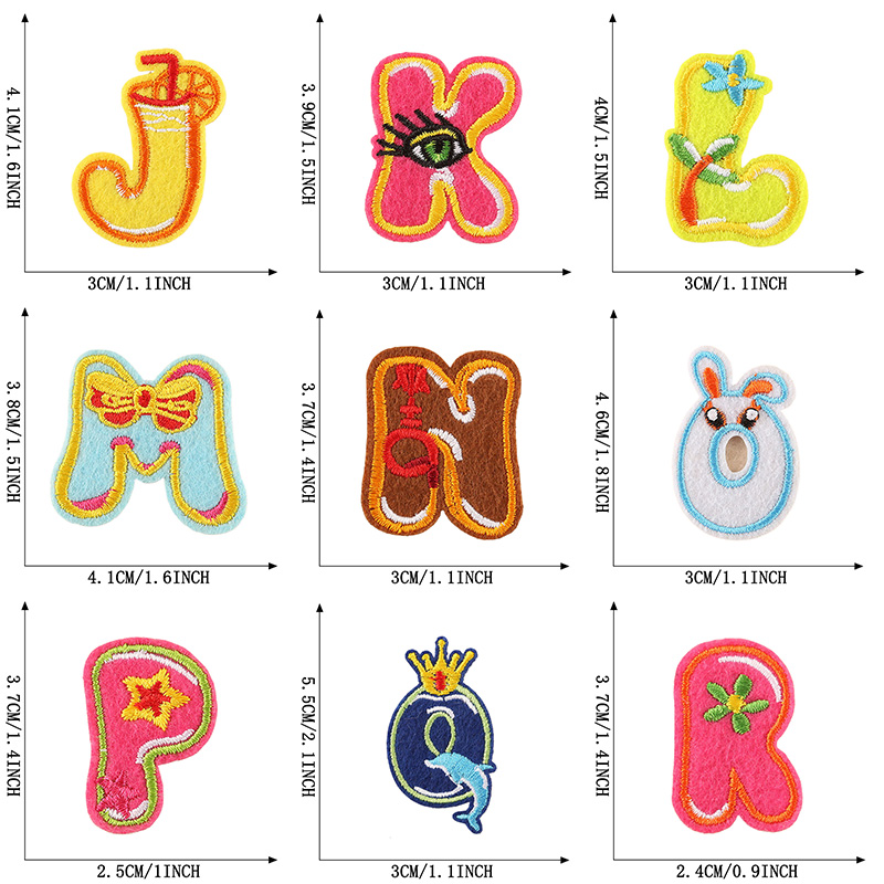 26 pièces/ensembles en vrac le - Embroidery Letter M avis et prix
