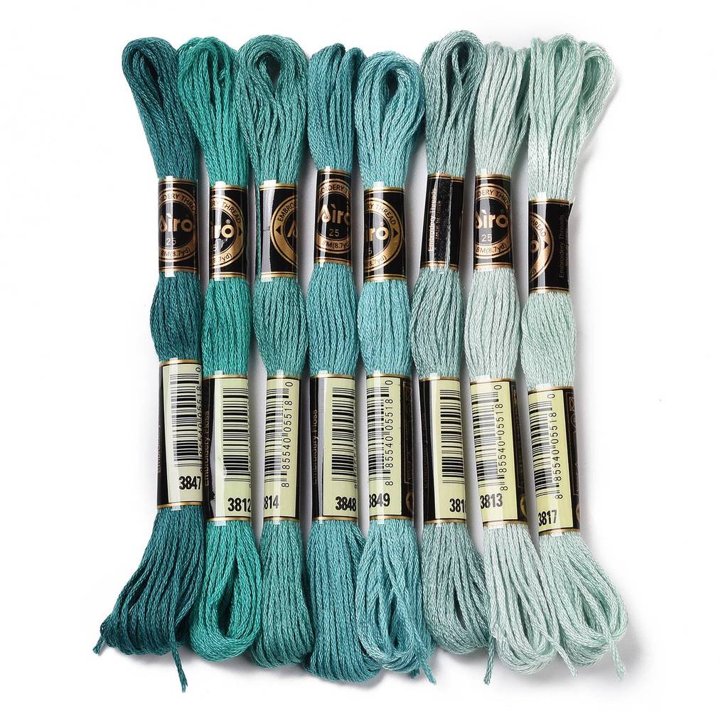 1 lot de 8 écheveaux de fil à  - Embroidery Thread avis et prix