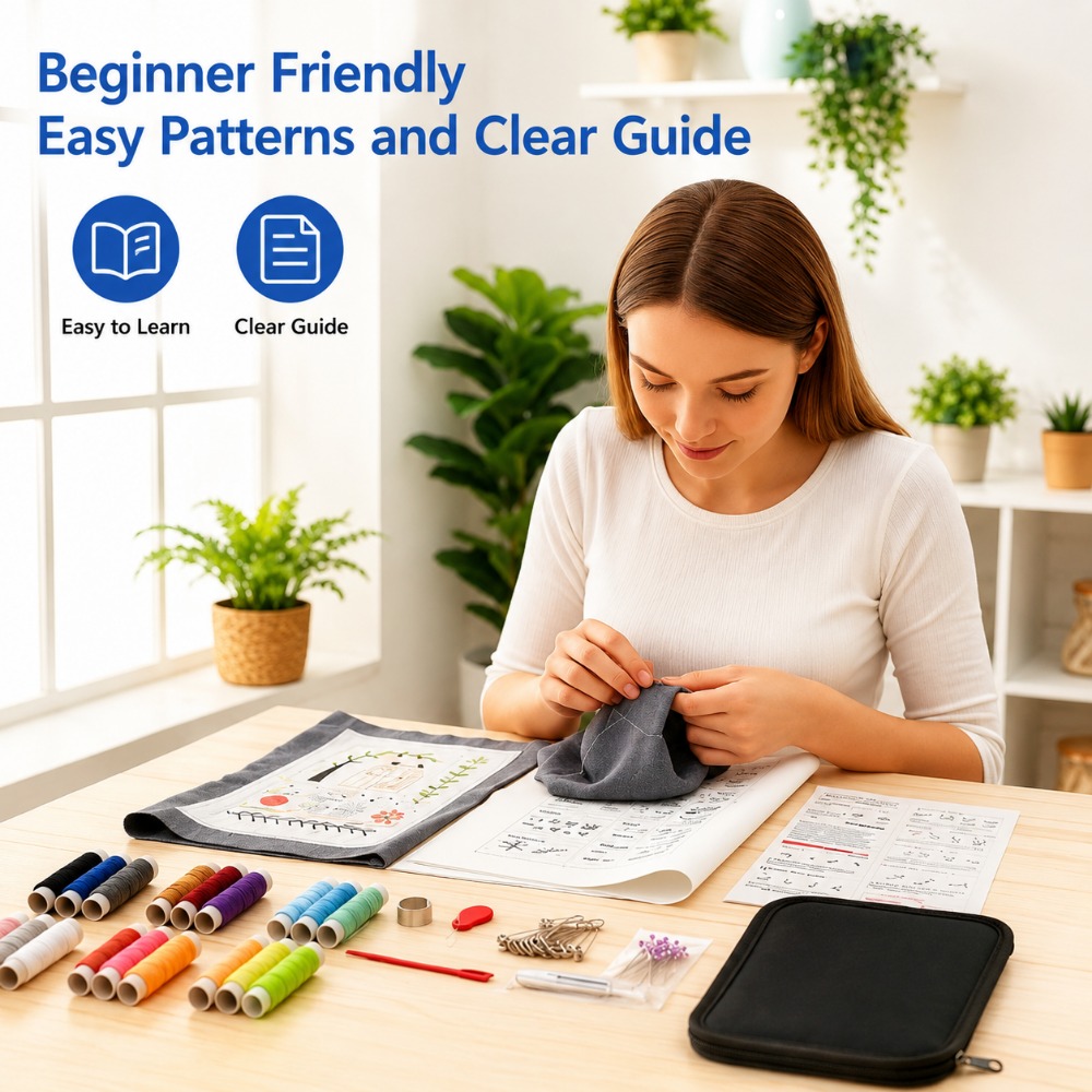 Livre de pratique de broderie, - Embroidery Guide Book avis et prix