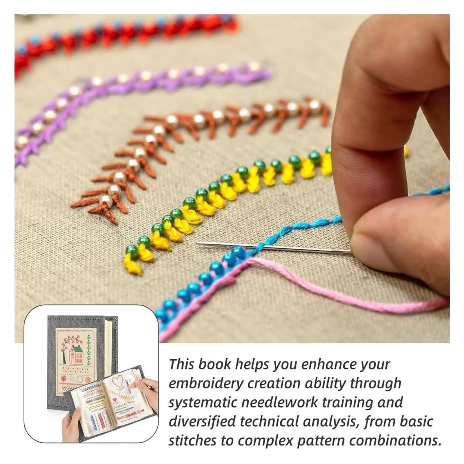 Livre de points de broderie à  - Embroidery Guide Book avis et prix